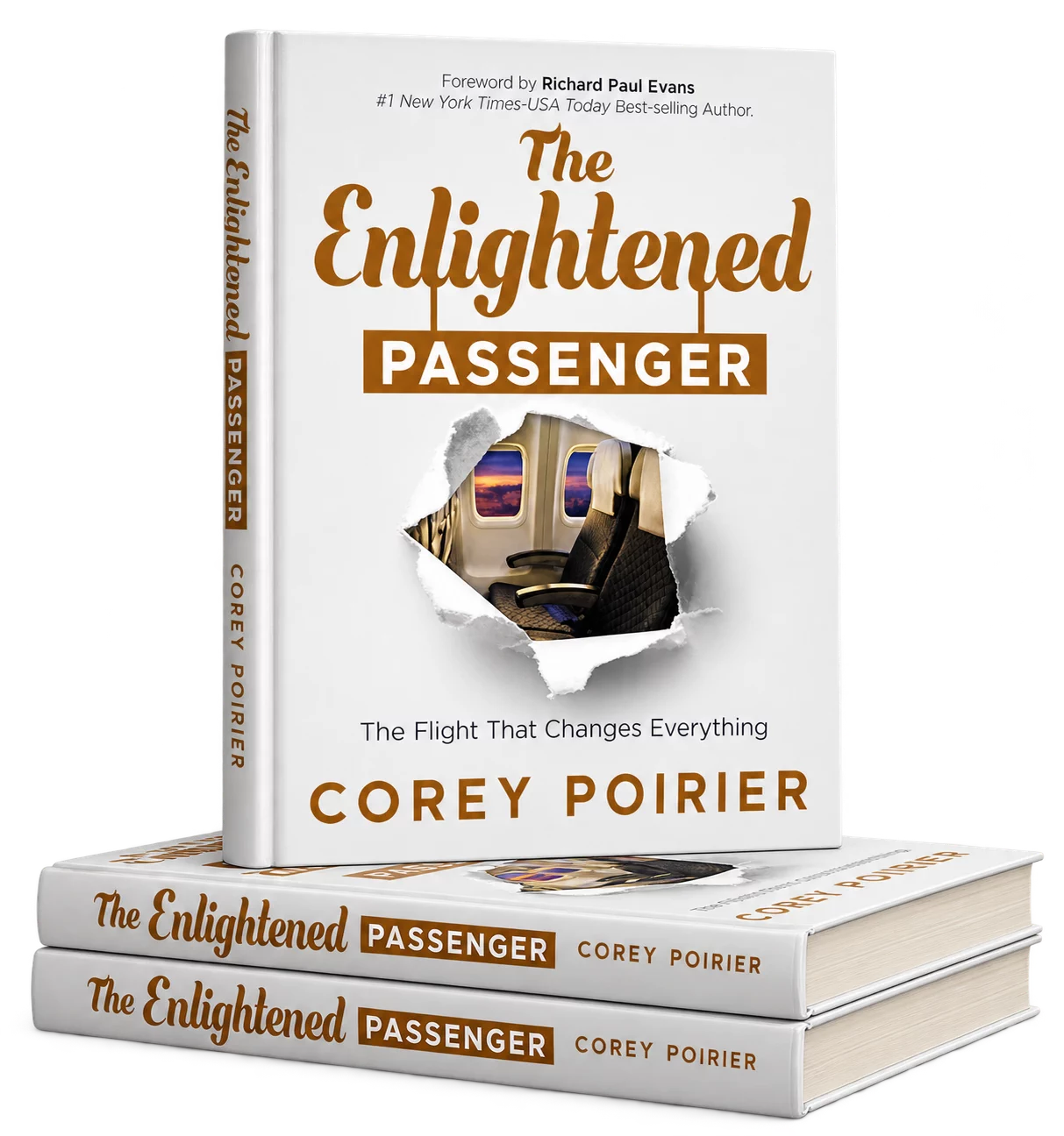 The Enlightened Passenger by Corey Poirier book cover